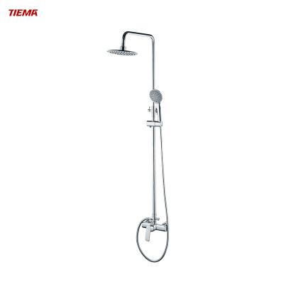 China With Rain Faucet Luxury Bathroom Shower Set Modern Design Sliding Bar Faucets New for sale