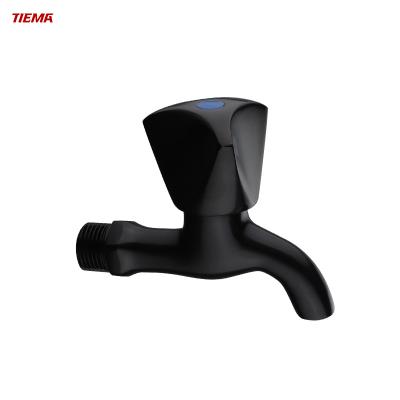 Chine Traditional Silver Single Handle Black Garden Mixer Tap Online Technical Support à vendre