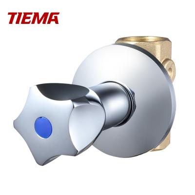 China Contemporary Interesting Accessories China Manufacture Quality Bathroom Faucet Chrome In The Wall 1/2 Stop Brass Angle Valve for sale