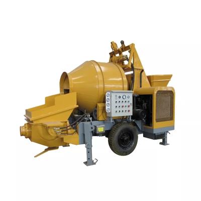 China Mini Concrete Pump Mobile Concrete Mixer Factory Direct Retail Sales With Pump for sale