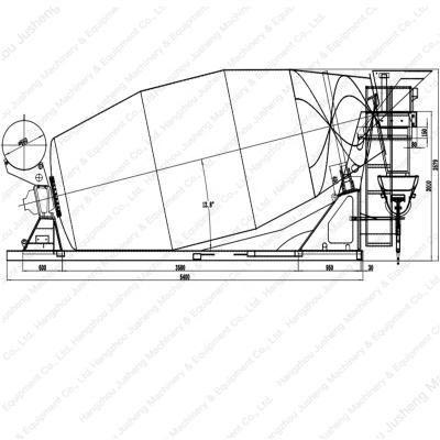 China Retail High Quality Concrete Mixing Drum Truck 1.5m3 2m3 3m3 4m3 5m3 6m3 7m3 8m3 for sale