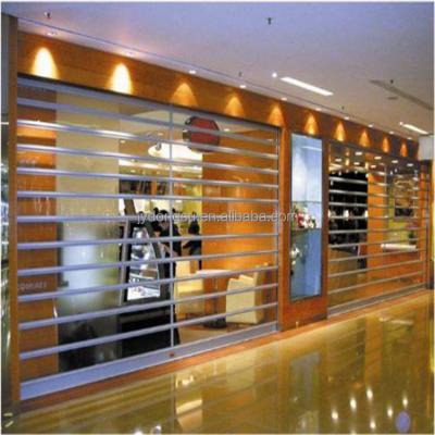 China Transparent Bulletproof Polycarbonate Roller Shutter Door Slat for sale