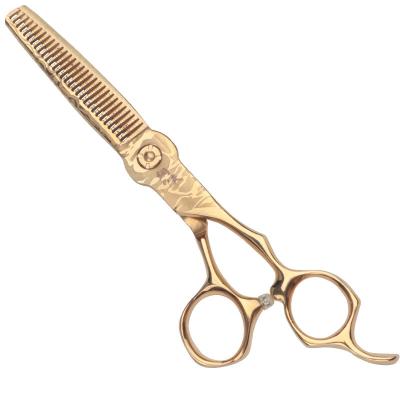 China Thinning Scissors Kungfu Armor Fashion Professional Japan Golden Hair Barber Salon Hair Cutting Scissors for sale