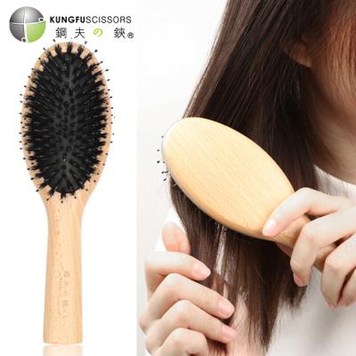 China Professional Kungfu Hair Brush Round Oval Comb And Square Flat Comb for sale