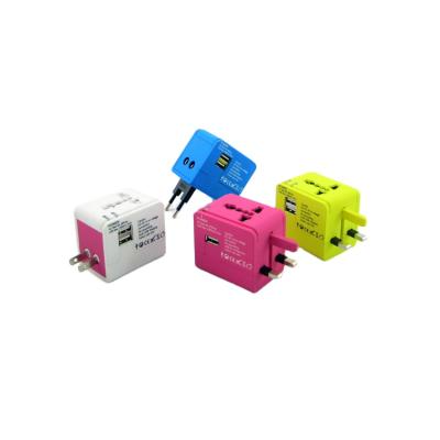 China Commercial Fashionable Colorful USB Travel Convert Power Socket for sale