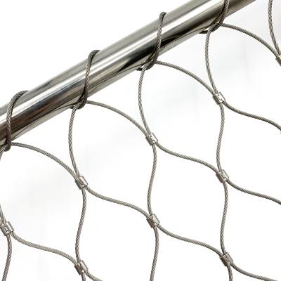 China Flexible Anti Falling Stainless Steel Falling Mesh For Building Exterior Wall for sale