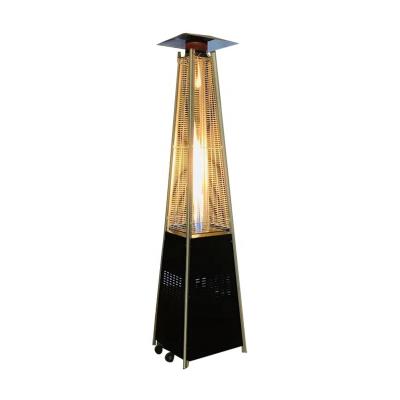 China Stocked Hot Sale Price Camping Pyramid Stainless Steel Black Gas Patio Heater for sale