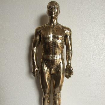 China Luxury Acupuncture model human acupoint model made of copper for sale