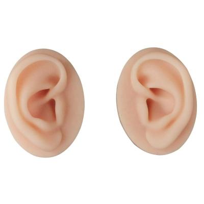 China Chinese Medical Acupuncture - Flexible Soft Silicone Ear Model One Pair for sale