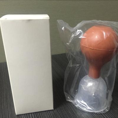 China PC and silicone suction ball medical rubber bulb hijama shaping cup beauty cup for sale