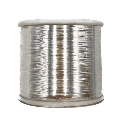 China Wholesale Elastic for Shoe Curtains Knitting Yarn Pure Silver Metallic Yarn for sale