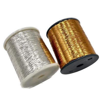 China Wholesale Abrasion-Resistant Superior Pure Silver Composite Yarn Quality Grade Metallic Lurex Yarn For Knitting for sale