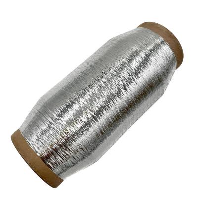 China Dongyang Manufacturer Customized 1-2kg M Silver Type Lurex Yarn Abrasion-Resistant Metallic Thread for sale