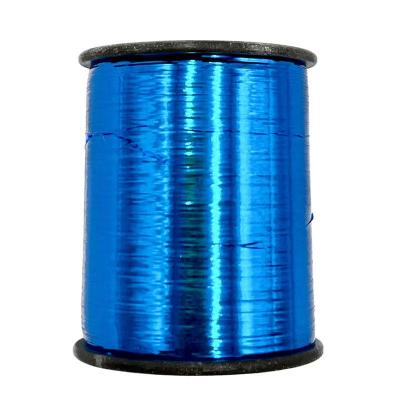 China Wholesale Blue Elastic PET Lurex Thread Metallic Yarn For Knitting for sale