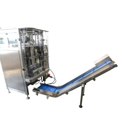 China Food Almonds Stand Up Bag Gusset Pouch Packaging Machine With Multi Head Weigher Packing Machine for sale