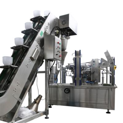 China Exquisite Stainless Food Factory Cocoa Coffee Liquid Spices Powder Packing Machine Conveyor zu verkaufen