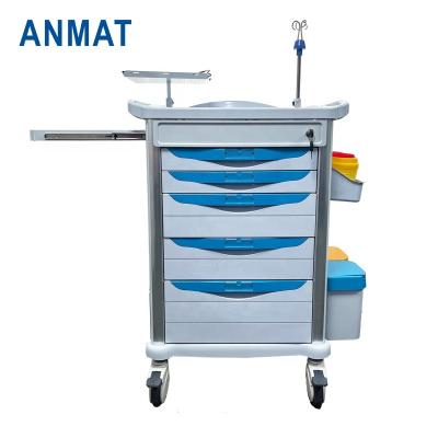 China Modern Easy Clean Medical Mobile Treatment Trolley For Hospital Clinic for sale