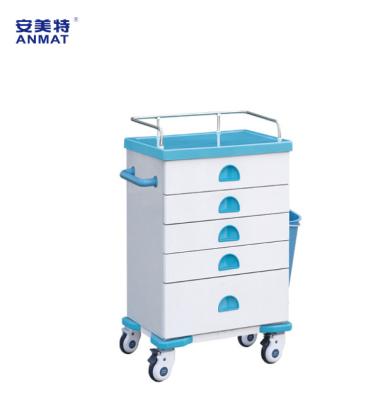 China Modern Hospital Medicine Trolley Medicine Cart Features CE ISO9001 ISO 13485 for sale