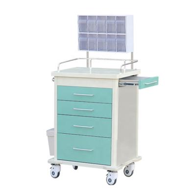 China Steel Construction Hospital Treatment Trolley Anesthetic Suppliers for sale