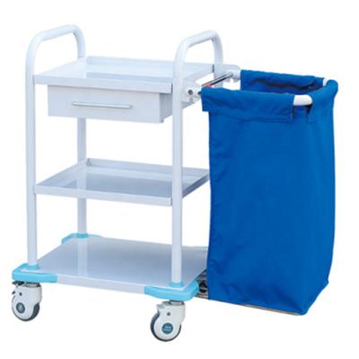 China Modern Laundry Collecting Mobile Trolley Medical Trolley Carts Medical Manufacturing for sale