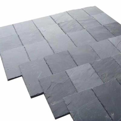 China High Quality Natural Cost Effective Black Stone Roof Stone Roof SLATE Villa for sale