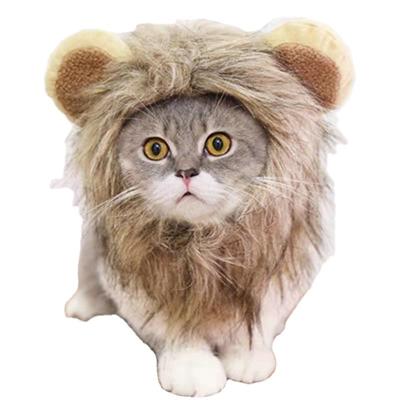 China Viable Newcomer Cat Wig Lion Headgear Funny Cosplay Lion Accessories Gifts for Cat Lovers for sale