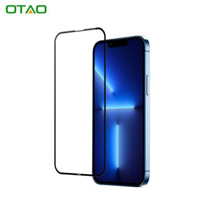 China 9H Hardness OTAO Import Glue Cured Film For Installation Kit Curved Tempered Glass For Iphone 13 Mobile Phone Screen Protectors for sale