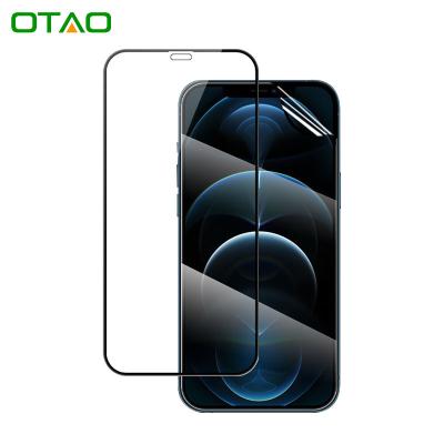 China 9H Hardness OTAO Factory High Definition Ceramic Tempered Glass For Iphone13 12 11Pro Max Vidrio Templado 2.5D Full Glue 9D Screen Protector for sale