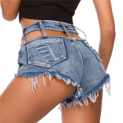 China Summer Girl Breathable Denim Shorts High Waist Hot Pants Nightclub Women's Sexy Jeans for sale