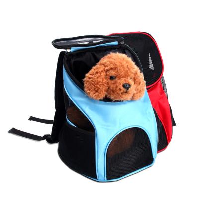 China Breathable Dog And Cat Folding Bag Breathable Mesh Backpack Front Travel Bag for sale