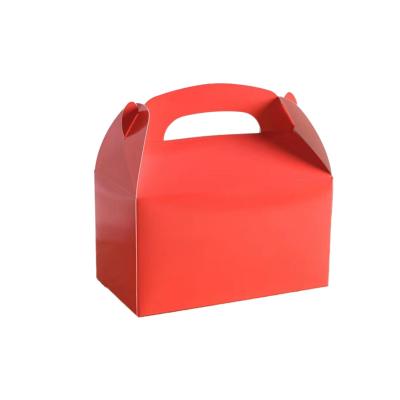 China Small Biodegradable White Bakery Treat Boxes With Window Cookie Boxes Dessert Pastry Mini Cake Boxes for sale