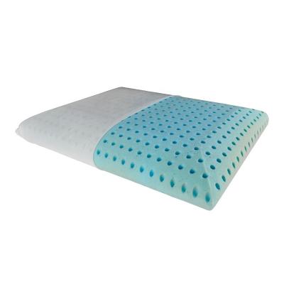 China Cooling Memory Summer Sleep Gel Memory Foam Pillow With Pillowcase Washable Cover Standard Size for sale