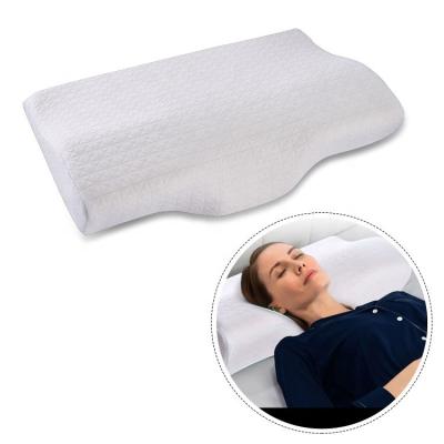 China White Washable Therapy Shinnwa Blanket 50*30*5-11cm Ergonomic Butterfly Shape Molded Memory Foam Pillow for sale