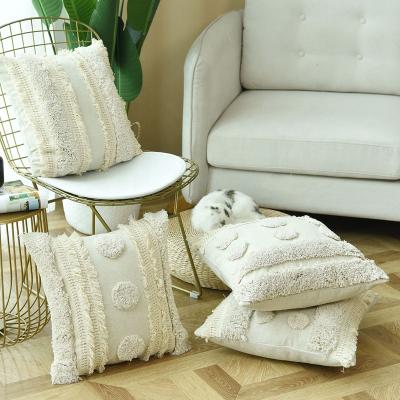 China Viable Wholesale Custom Designer Sofa Throw Cushion Cover Decorative Tufted Cushion Cover for sale