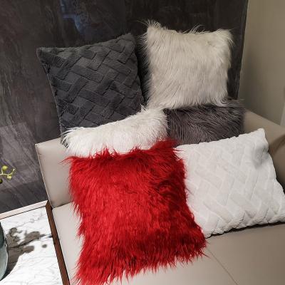 China Simple Wholesale Furry Sofa Throw Case 18