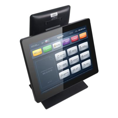 China BRAND NEW China Dual Screen Touch Screen China POS Electronic Cash Register Terminal 15 Inch TFT LCD for sale