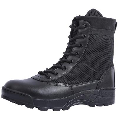 China Fashion Trend Outdoor Combat Tactical Boots Black Outdoor Boots Kick Heavy Duty Hiking Shoes Men and Women Increasing Boots for sale