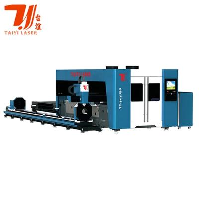 China Water Cooled TY-3015JBG Enclosed 1.5KW Fiber Laser CNC Cutter Guangdong Laser for sale