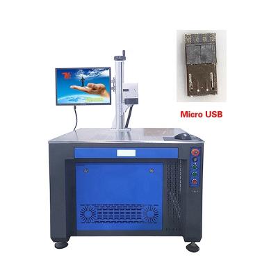 China Aluminum Socket Connector Copper SS USB Interface Square Aluminum Male Female Mouth MICRO Laser Welding Machine for sale