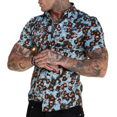 China Wholesale men's new anti-pilling manufacturers lapel printed shirts lightweight comfortable factory direct sales for sale