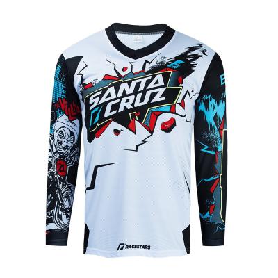 China Anti-UV Motocross Jersey Downhill Mtb Mx Mountain Bike Enduro Jersey Fast Dry Sports Speed Submission for sale