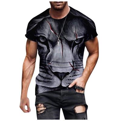 China Wholesale Anti Shrink Animal Polyester Summer Casual 3d T-shirt Print for sale