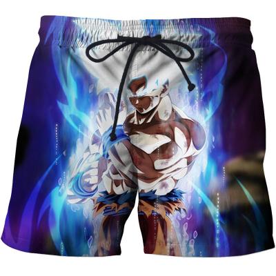 China New Sustainable Summer Beach Shorts Men's 3D Printed Swim Shorts Casual Breathable Surf Shorts For Men for sale