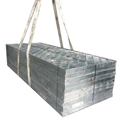 China Building Materials Steel Plant Support Galvanized Scaffolding Steel Metal Plate Panel U Shaped Step Scaffold for sale