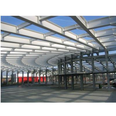 China Steel Fabricated Industrial Galvanized House China Steel Structure Building Prefab Hall for sale