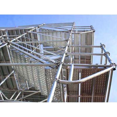 China 2018 Latest Contemporary Galvanized Steel Scaffolding Planks Walk Through Frame Scaffolding for sale