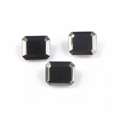 China Fire Wholesale Emerald Cut Black And Colors Vvs Color Play Or Clarity Gra Certified Loose Moissanite Diamond for sale