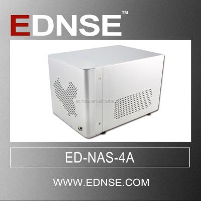 China With Fan Server Mini NAS Case With 4 HDD Bays for sale