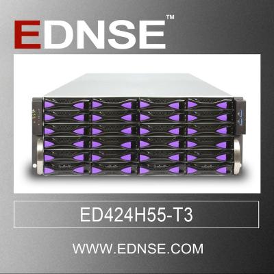 China With Fan ED424H55 4u 24 Bays 19 Inch Computer Case Rack Mount Chassis for sale