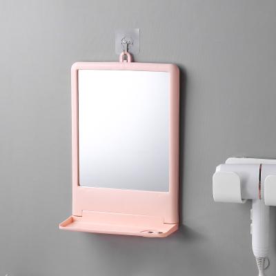 China Classic Cheap Household Plastic Wall Makeup Mirror For Bathroom Wholesale for sale